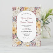 Invitation de mariage dans le jardin botanique jau (Debout devant)