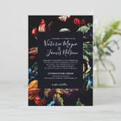 Invitation de mariage dans le jardin de minuit (Debout devant)