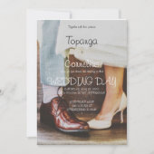 Invitation de mariage dansante (Devant)