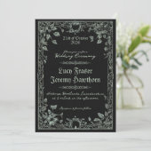 Invitation de mariage Dark Viking (Debout devant)