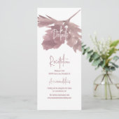 Invitation de mariage d'automne avec détails de fe (Debout devant)