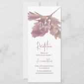 Invitation de mariage d'automne avec détails de fe (Devant)
