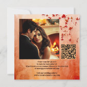 Invitation de Mariage de automne classique italien (Dos)