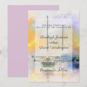 Invitation de mariage de bateaux (Devant / Derrière)