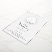 Invitation de Mariage de boule Disco Foil (Rotation)