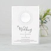 Invitation de Mariage de boule Disco Foil (Debout devant)