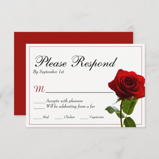 Invitation de mariage de conte de fée (Devant / Derrière)