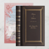 Invitation de mariage de conte de fées vintage (Devant / Derrière)