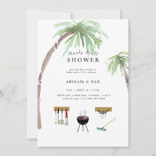 Invitation de mariage de couple Tropical Honey Do