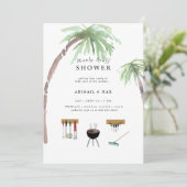 Invitation de mariage de couple Tropical Honey Do (Debout devant)