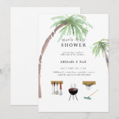 Invitation de mariage de couple Tropical Honey Do (Devant / Derrière)