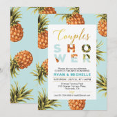 Invitation de mariage de couples pour une soirée t (Devant / Derrière)