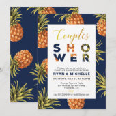 Invitation de mariage de couples pour une soirée t (Devant / Derrière)