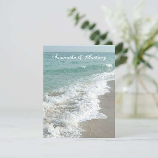 Invitation de mariage de destination (Debout devant)