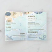 invitation de mariage de destination 4pg avec TOUS (Intérieur)