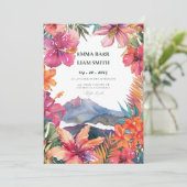 Invitation de mariage de destination à Hawaii (Debout devant)