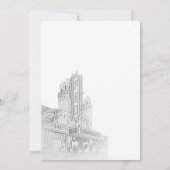 Invitation de mariage de destination d'Atlanta (Dos)