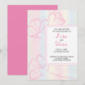 Invitation de mariage de destination sur une île t (Devant / Derrière)