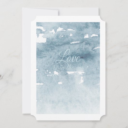 Invitation de mariage de Driftwood Arbor Beach (Dos)