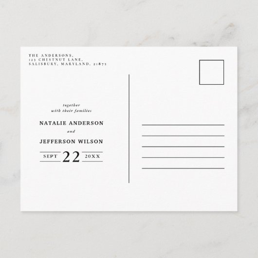 Invitation de mariage de ferme à feuillage rustiqu (Dos)