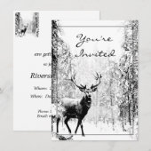 Invitation de mariage de fête de garçon de design  (Devant / Derrière)