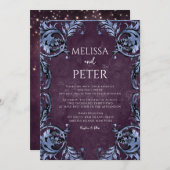 Invitation de mariage de jardin (Devant / Derrière)