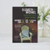 Invitation de mariage de jardin (Debout devant)