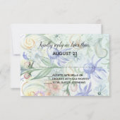 Invitation de mariage de jardin de conte de fées (Devant)