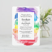 Invitation de mariage de la collection de aquarell (Debout devant)