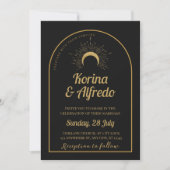 Invitation de mariage de la Lune céleste (Devant)