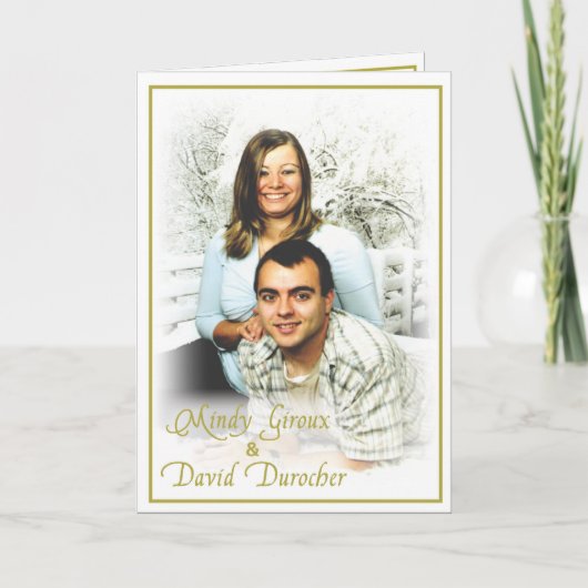 Invitation de mariage de l'ami Mindy ! (Devant)