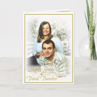 Invitation de mariage de l'ami Mindy !