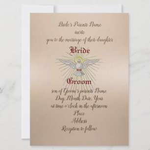 Invitation de mariage de l'Esprit Saint