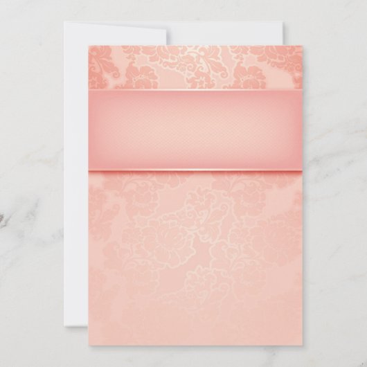 INVITATION DE MARIAGE DE LUXE (Dos)