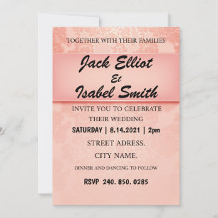 INVITATION DE MARIAGE DE LUXE