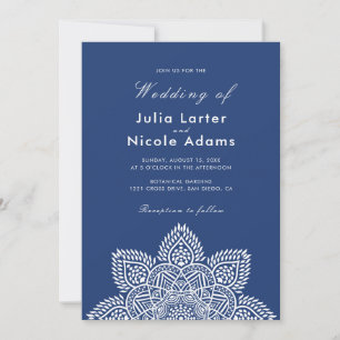 Invitation de mariage de luxe métallique scintilla