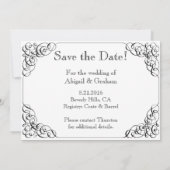 Invitation de mariage de mariée et de chambre (Dos)