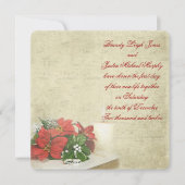 Invitation de mariage de Noël (Devant)