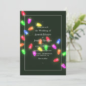 Invitation de mariage de Noël (Debout devant)