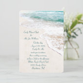 Invitation de mariage de plage (Debout devant)