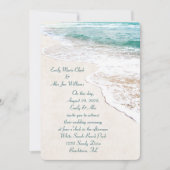 Invitation de mariage de plage (Devant)