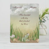 Invitation de mariage de plage (Debout devant)