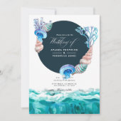 Invitation de mariage de plage d'été (Devant)