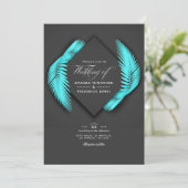 Invitation de mariage de plage d'été (Debout devant)