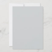 Invitation de mariage de plage d'été (Dos)
