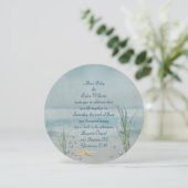 Invitation de mariage de Starfish Seashore (Debout devant)