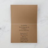 Invitation de mariage de style campagnard (Intérieur)