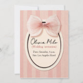 Invitation de mariage de style Sweet Beach ! (Devant)