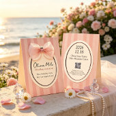Invitation de mariage de style Sweet Beach !