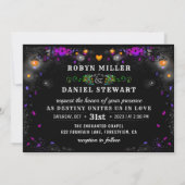 Invitation de mariage d'enchantement d'Halloween (Dos)
